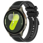 Cinturino per orologio xDfind ibrido in nylon intrecciato e silicone, For Samsung Galaxy Watch Ultra/Ultra 2025 22mm, For Samsung Galaxy Watch 7 / 6 / 5 / FE 20mm, For Samsung Galaxy Fit3 SM-R390 18mm