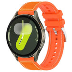 Cinturino per orologio xDfind ibrido in nylon intrecciato e silicone, For Samsung Galaxy Watch Ultra/Ultra 2025 22mm, For Samsung Galaxy Watch 7 / 6 / 5 / FE 20mm, For Samsung Galaxy Fit3 SM-R390 18mm