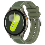Cinturino per orologio xDfind ibrido in nylon intrecciato e silicone, For Samsung Galaxy Watch Ultra/Ultra 2025 22mm, For Samsung Galaxy Watch 7 / 6 / 5 / FE 20mm, For Samsung Galaxy Fit3 SM-R390 18mm
