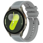 Cinturino per orologio xDfind ibrido in nylon intrecciato e silicone, For Samsung Galaxy Watch Ultra/Ultra 2025 22mm, For Samsung Galaxy Watch 7 / 6 / 5 / FE 20mm, For Samsung Galaxy Fit3 SM-R390 18mm