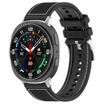 Cinturino per orologio xDfind ibrido in nylon intrecciato e silicone, For Samsung Galaxy Watch Ultra/Ultra 2025 22mm, For Samsung Galaxy Watch 7 / 6 / 5 / FE 20mm, For Samsung Galaxy Fit3 SM-R390 18mm