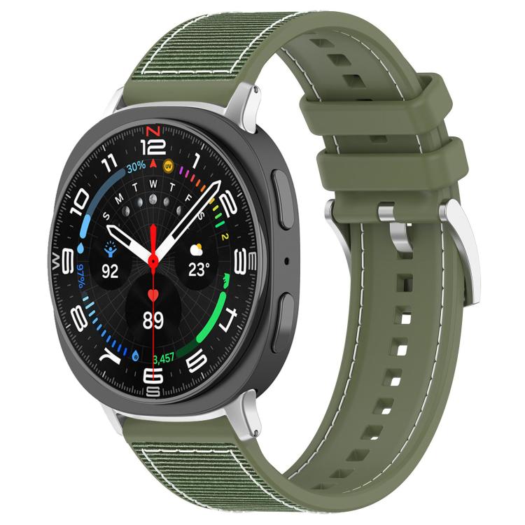 Cinturino per orologio xDfind ibrido in nylon intrecciato e silicone, For Samsung Galaxy Watch Ultra/Ultra 2025 22mm, For Samsung Galaxy Watch 7 / 6 / 5 / FE 20mm, For Samsung Galaxy Fit3 SM-R390 18mm