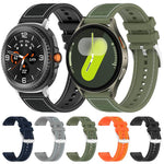 Cinturino per orologio xDfind ibrido in nylon intrecciato e silicone, For Samsung Galaxy Watch Ultra/Ultra 2025 22mm, For Samsung Galaxy Watch 7 / 6 / 5 / FE 20mm, For Samsung Galaxy Fit3 SM-R390 18mm