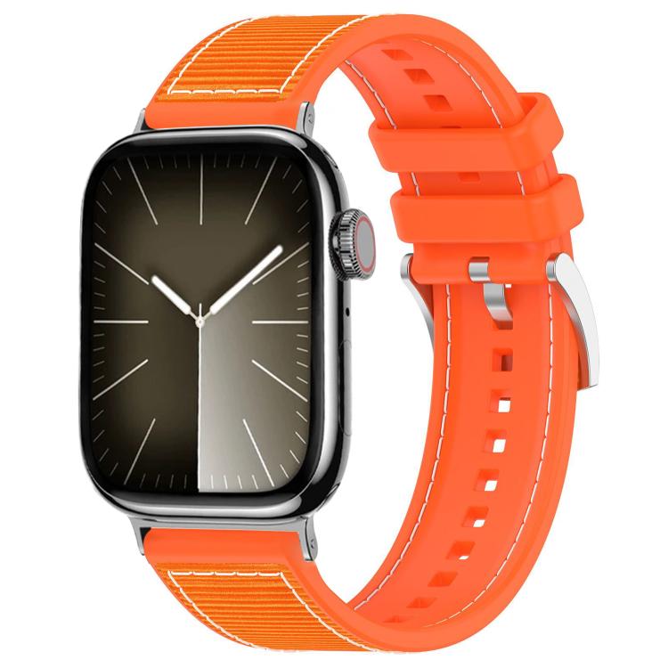 Cinturino per orologio xDfind ibrido in nylon intrecciato e silicone, For Apple Watch 42 / 44 / 45 / 46 / 49mm 22mm, For Apple Watch 38 / 40 / 41 / S10 42mm 20mm
