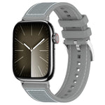 Cinturino per orologio xDfind ibrido in nylon intrecciato e silicone, For Apple Watch 42 / 44 / 45 / 46 / 49mm 22mm, For Apple Watch 38 / 40 / 41 / S10 42mm 20mm