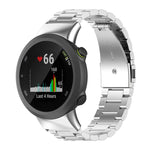 Cinturino per orologio in lega di titanio con fibbia piatta a tre perline., For Garmin forerunner 45 / 45S / Swim 2, For Garmin Forerunner 35 / 30