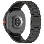 Cinturino per orologio in lega di titanio con fibbia piatta a tre perline., For Samsung Galaxy Watch8 / Watch8 Classic, For Samsung Galaxy Fit3 / SM-R390