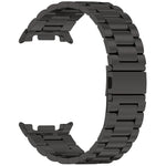 Cinturino per orologio in lega di titanio con fibbia piatta a tre perline., For Samsung Galaxy Watch8 / Watch8 Classic, For Samsung Galaxy Fit3 / SM-R390