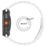 Cinturino per orologio in lega di titanio con fibbia piatta a tre perline., For Samsung Galaxy Watch8 / Watch8 Classic, For Samsung Galaxy Fit3 / SM-R390