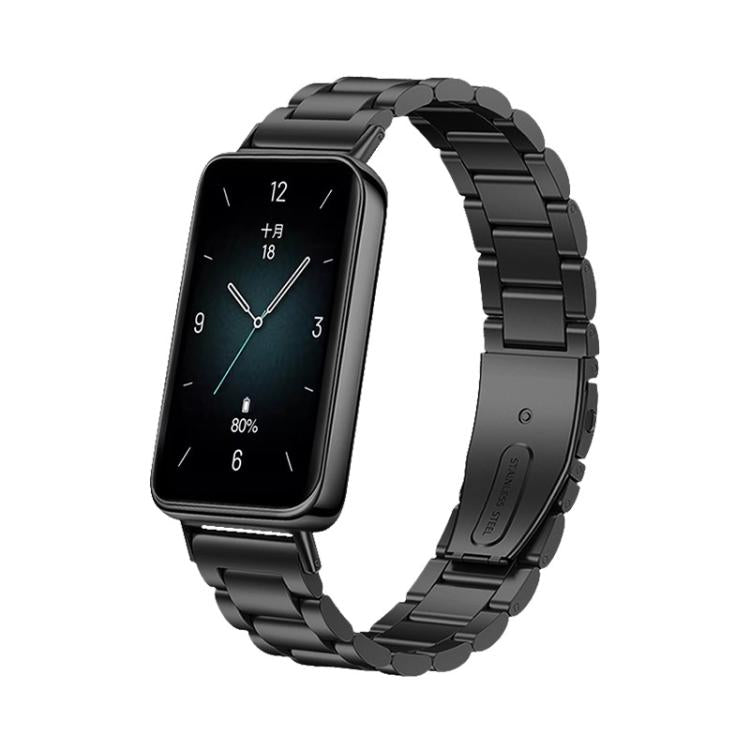Cinturino per orologio in lega di titanio con fibbia piatta a tre perline., For Honor Band 9