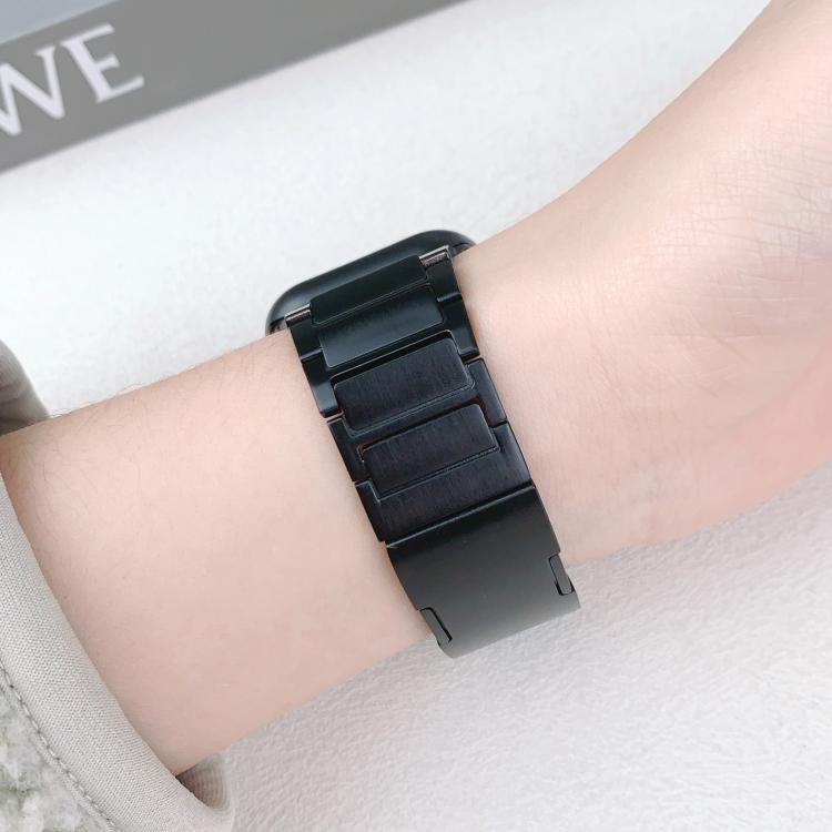 Cinturino per orologio in acciaio inossidabile con fibbia a sgancio rapido e tre perline., For Apple Watch 46mm / 49mm / 45mm / 44mm, For Apple Watch 42mm / 41mm / 40mm / 38mm