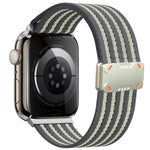 Cinturino per orologio in nylon con fibbia magnetica Mecha Armor, For Apple Watch 46mm / 49mm / 45mm / 44mm, For Apple Watch 42mm / 41mm / 40mm / 38mm