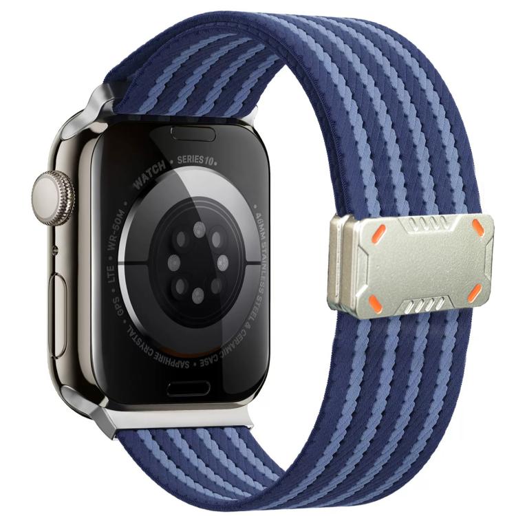 Cinturino per orologio in nylon con fibbia magnetica Mecha Armor, For Apple Watch 46mm / 49mm / 45mm / 44mm, For Apple Watch 42mm / 41mm / 40mm / 38mm