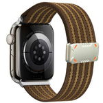 Cinturino per orologio in nylon con fibbia magnetica Mecha Armor, For Apple Watch 46mm / 49mm / 45mm / 44mm, For Apple Watch 42mm / 41mm / 40mm / 38mm