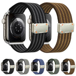 Cinturino per orologio in nylon con fibbia magnetica Mecha Armor, For Apple Watch 46mm / 49mm / 45mm / 44mm, For Apple Watch 42mm / 41mm / 40mm / 38mm