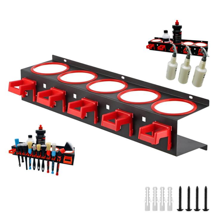 Organizzatore multifunzionale per accessori per autolavaggio, porta flacone spray