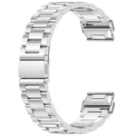 Cinturino per orologio in lega di titanio con fibbia piatta a tre perline e connettore Tactix., For Garmin 26mm, For Garmin 22mm, For Garmin 20mm