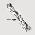 Cinturino per orologio in lega di titanio con fibbia piatta a tre perline e connettore Tactix., For Garmin 26mm, For Garmin 22mm, For Garmin 20mm