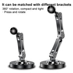 Supporto magnetico adesivo per auto girevole a 360 gradi, 3-folding, 2-folding