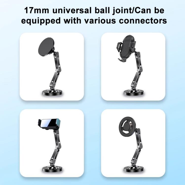 Supporto magnetico adesivo per auto girevole a 360 gradi, 3-folding, 2-folding