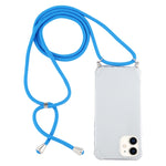 Custodia TPU trasparente per iPhone 12 mini con cordino