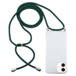 Custodia TPU trasparente per iPhone 12 mini con cordino