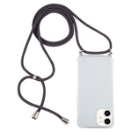 Custodia TPU trasparente per iPhone 12 mini con cordino