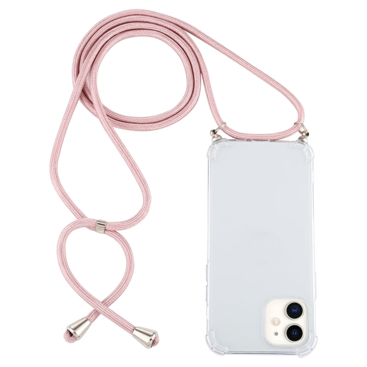 Custodia TPU trasparente per iPhone 12 mini con cordino