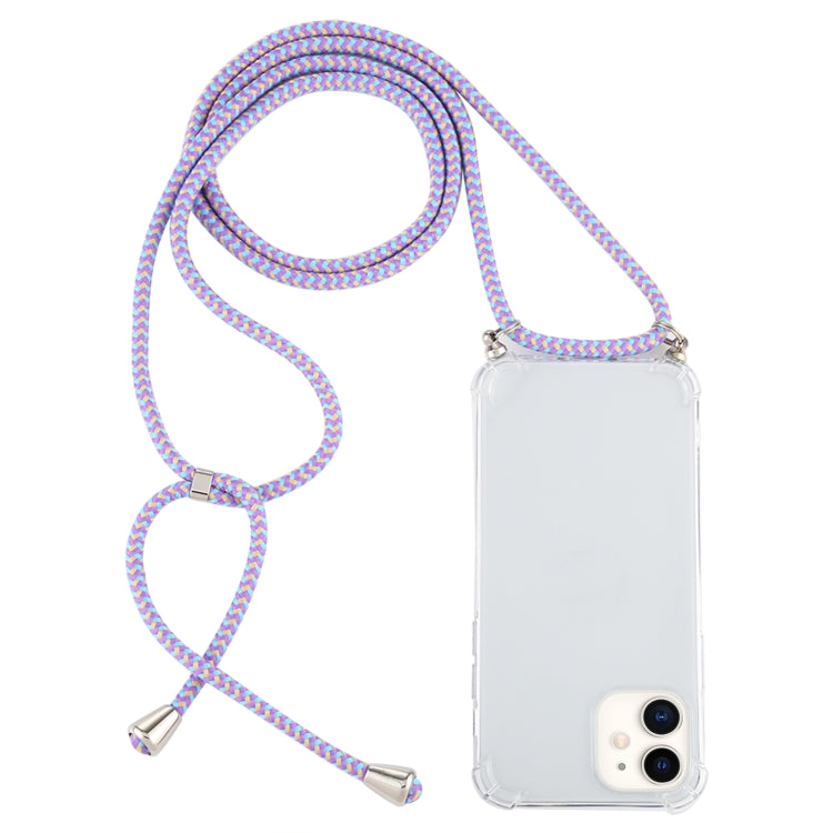 Custodia TPU trasparente per iPhone 12 mini con cordino