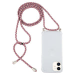 Custodia TPU trasparente per iPhone 12 mini con cordino