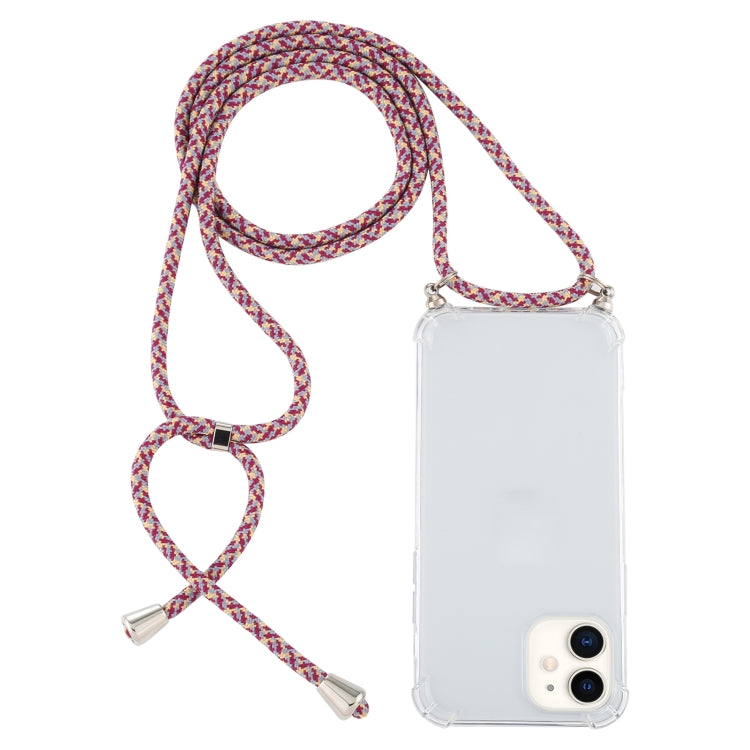 Custodia TPU trasparente per iPhone 12 mini con cordino