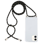 Custodia TPU trasparente per iPhone 12 mini con cordino