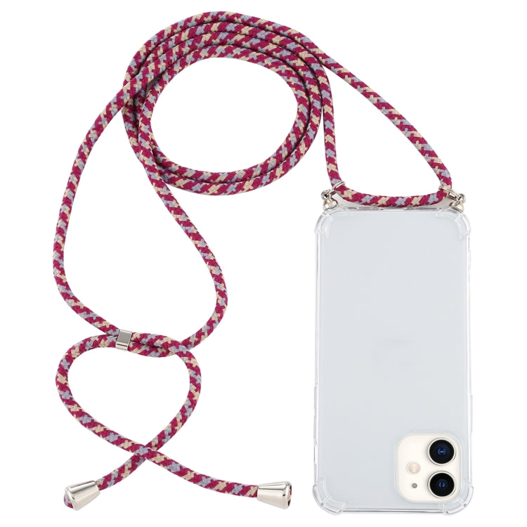 Custodia TPU trasparente per iPhone 12 mini con cordino