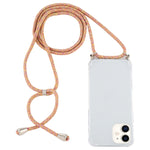 Custodia TPU trasparente per iPhone 12 mini con cordino