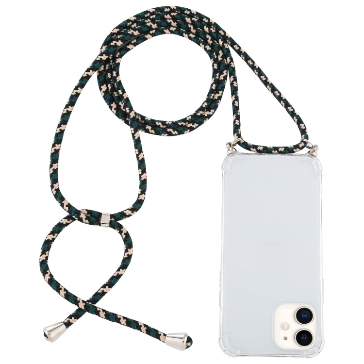 Custodia TPU trasparente per iPhone 12 mini con cordino