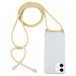 Custodia TPU trasparente per iPhone 12 mini con cordino