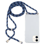 Custodia TPU trasparente per iPhone 12 mini con cordino