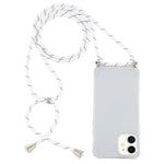 Custodia TPU trasparente per iPhone 12 mini con cordino