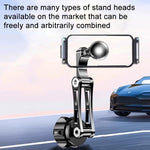 Base di supporto universale a sfera da 17 mm per bocchetta dell'aria dell'auto
