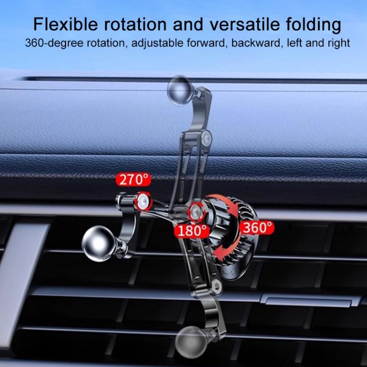 Base di supporto universale a sfera da 17 mm per bocchetta dell'aria dell'auto