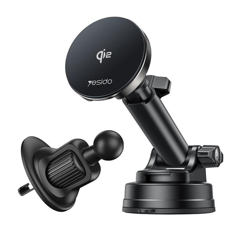 Supporto auto e tavolo con ricarica wireless 15W Yesido DS30