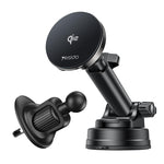 Supporto da tavolo/auto con ricarica wireless Yesido DS30 2 in 1 da 15 W