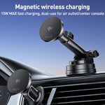 Supporto da tavolo/auto con ricarica wireless Yesido DS30 2 in 1 da 15 W