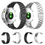 Cinturino per orologio in lega di titanio con fibbia piatta a tre perline., For Garmin 26mm, For Garmin 22mm, For Garmin 20mm