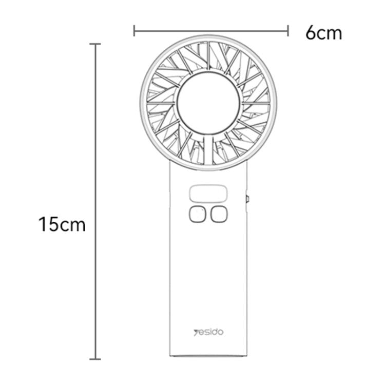 Compressore di ghiaccio portatile Yesido YF18, ventilatore brushless ad alta velocità