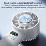 Compressore di ghiaccio portatile Yesido YF18, ventilatore brushless ad alta velocità
