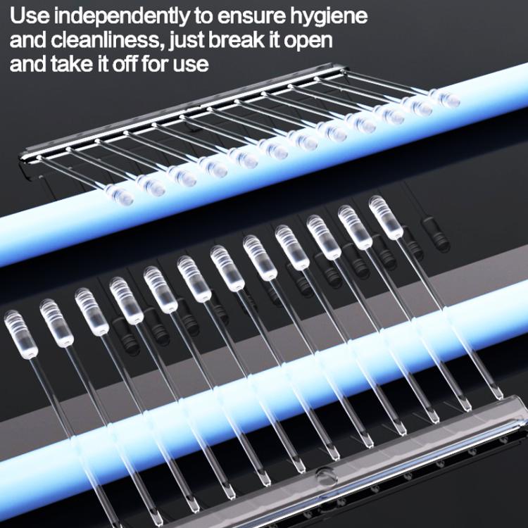Asta di pulizia per polvere in resina resistente i2C, 48 in 1, 24 in 1