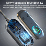 BR08T 2 in 1 Ricevitore AUX Bluetooth per auto Trasmettitore Adattatore audio Bluetooth, BR08T