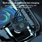BC95 Bluetooth per auto, chiamate in vivavoce, ricarica rapida PD36W, monitoraggio della tensione dell'auto, BC95