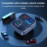 BC95 Bluetooth per auto, chiamate in vivavoce, ricarica rapida PD36W, monitoraggio della tensione dell'auto, BC95